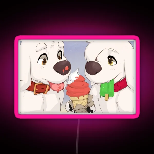Jasper Brian Icecream Led Led RGB Neon Sign