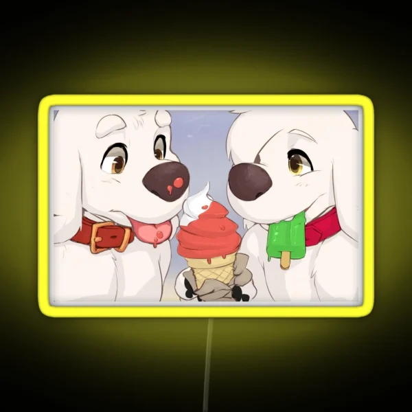 Jasper Brian Icecream Led Led RGB Neon Sign