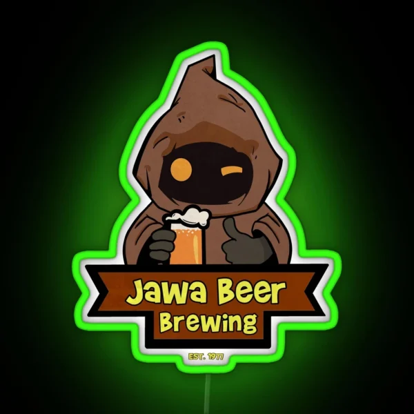 Jawa Beer Brewing Co RGB Neon Sign