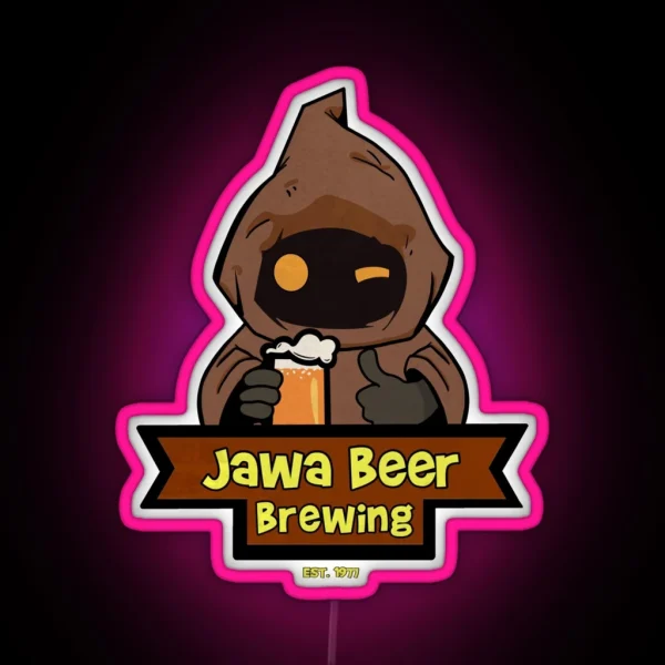 Jawa Beer Brewing Co RGB Neon Sign