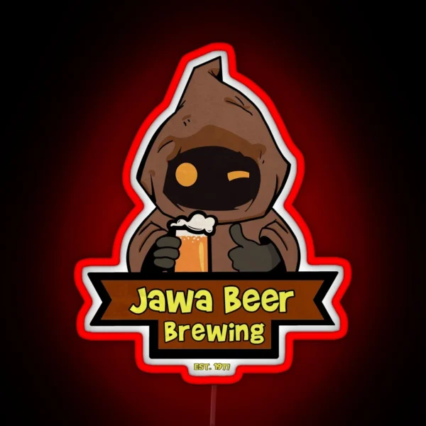 Jawa Beer Brewing Co RGB Neon Sign