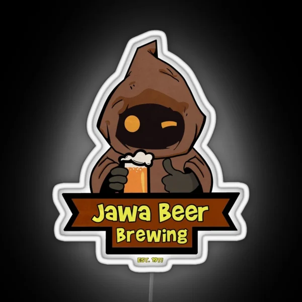 Jawa Beer Brewing Co RGB Neon Sign