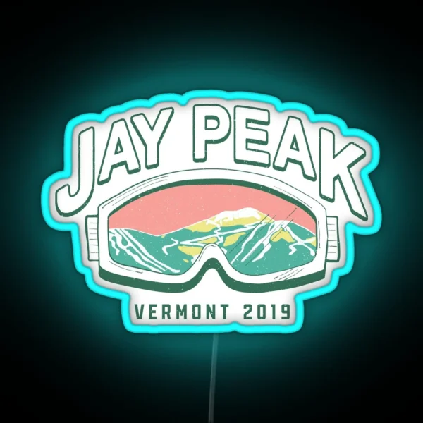 Jay Peak Ski Vermont RGB Neon Sign