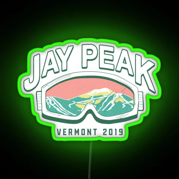 Jay Peak Ski Vermont RGB Neon Sign