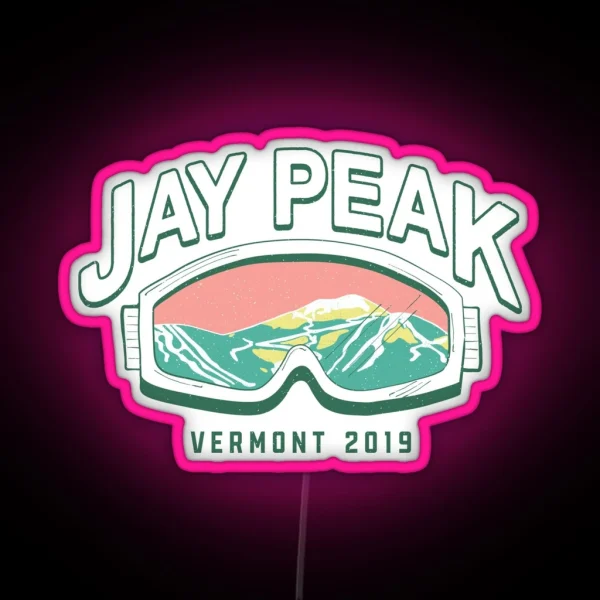 Jay Peak Ski Vermont RGB Neon Sign