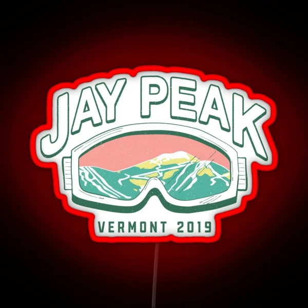 Jay Peak Ski Vermont RGB Neon Sign