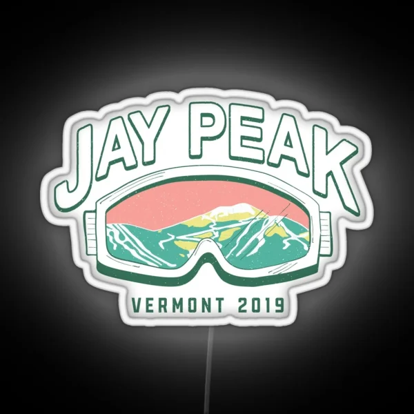 Jay Peak Ski Vermont RGB Neon Sign