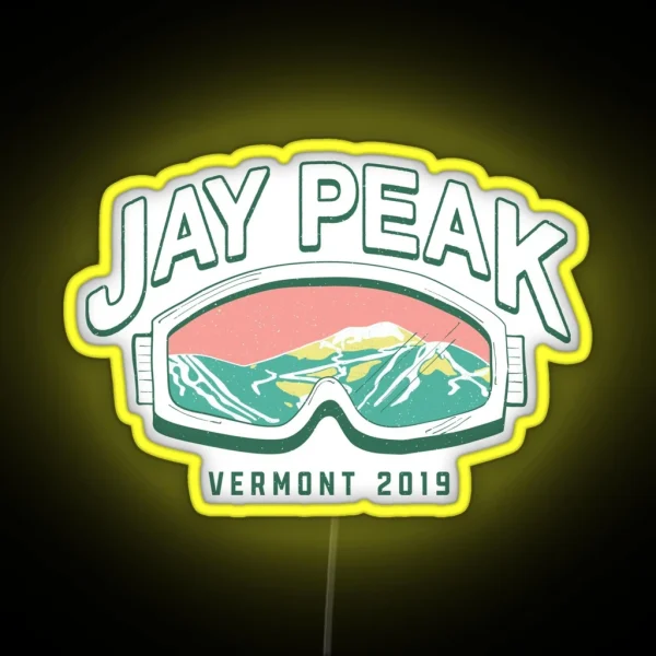 Jay Peak Ski Vermont RGB Neon Sign