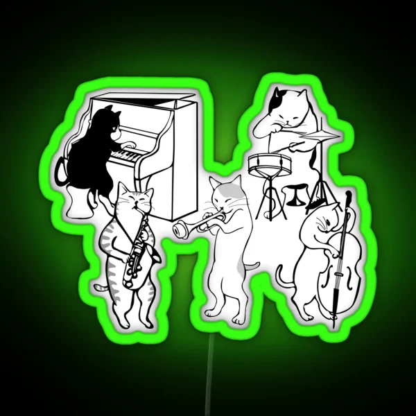 JAZZ CATS RGB Neon Sign