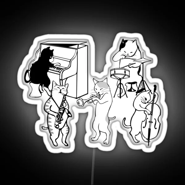 JAZZ CATS RGB Neon Sign