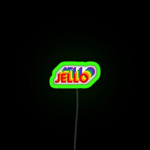 Jello RGB Neon Sign