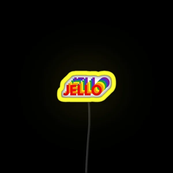 Jello RGB Neon Sign