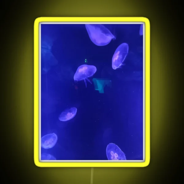 Jellyfish 2 RGB Neon Sign