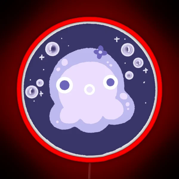 Jellyfish Baby RGB Neon Sign
