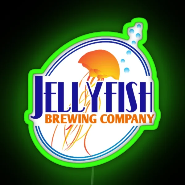 Jellyfish Brewing Company RGB Neon Sign