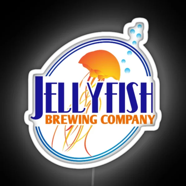 Jellyfish Brewing Company RGB Neon Sign