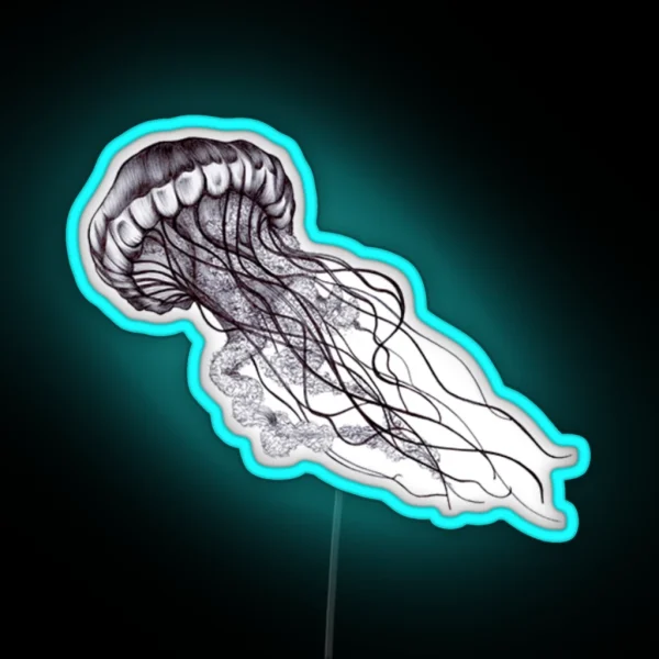 Jellyfish RGB Neon Sign