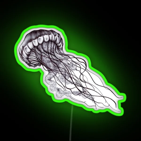 Jellyfish RGB Neon Sign