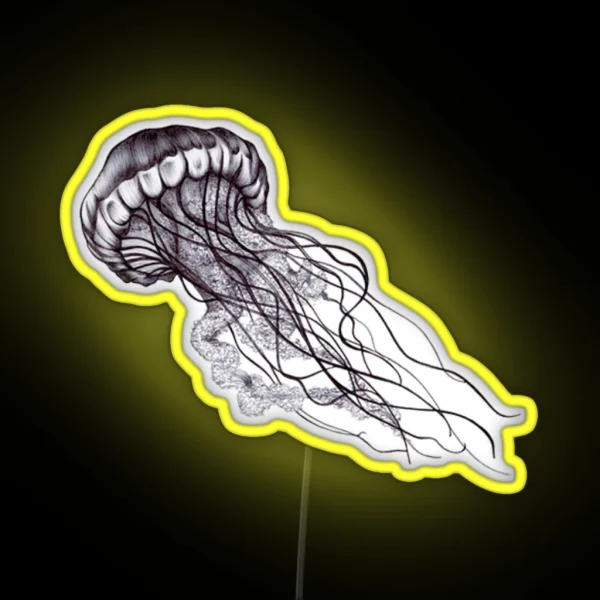 Jellyfish RGB Neon Sign