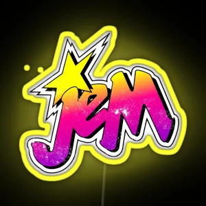 Jem 80 S Tee RGB Neon Sign