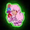 Vintage-inspired Jem and the Holograms neon sign in bold colors