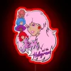 Rockin' Retro Music Icon Neon Sign Featuring Jem & Holograms
