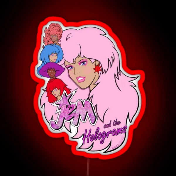 Jem And The Holograms RGB Neon Sign