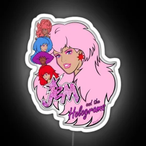 Jem And The Holograms RGB Neon Sign