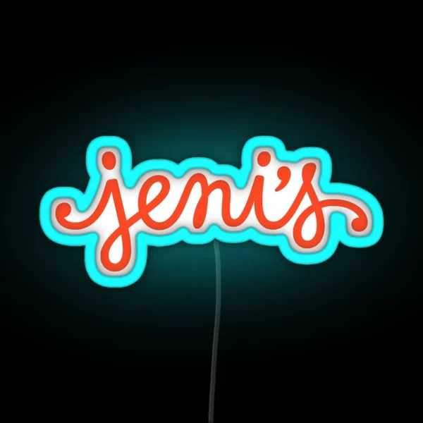 Jenis Splendid Ice Cream RGB Neon Sign