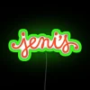 Vibrant RGB Neon Sign For Home Decor, Jenis Splendid Ice Cream