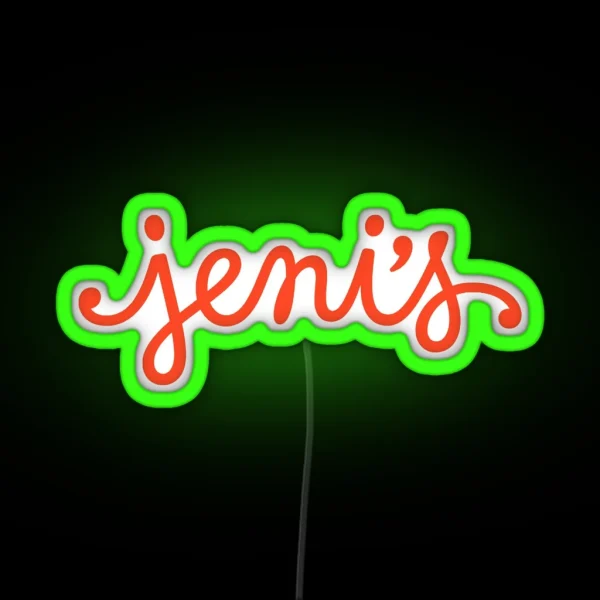 Jenis Splendid Ice Cream RGB Neon Sign