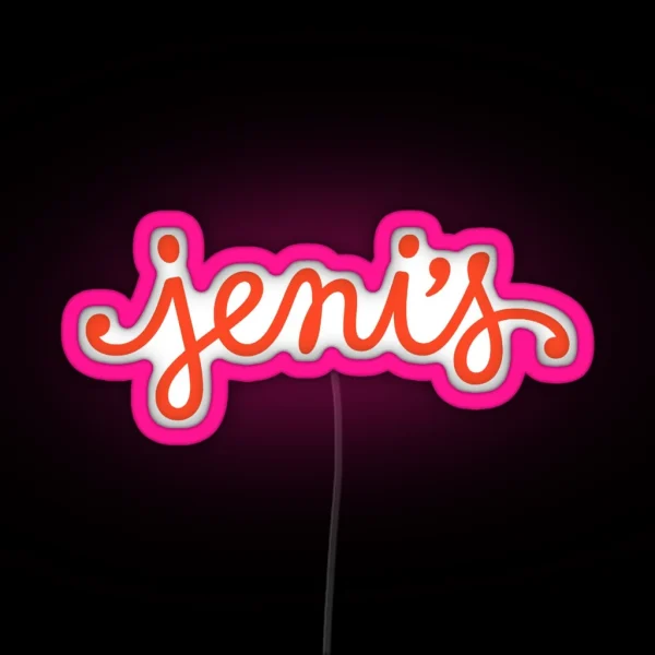 Jenis Splendid Ice Cream RGB Neon Sign
