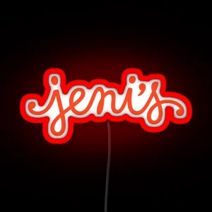 Jenis Splendid Ice Cream RGB Neon Sign