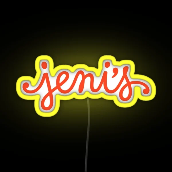 Jenis Splendid Ice Cream RGB Neon Sign