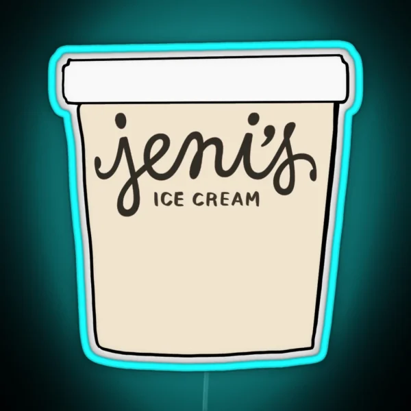 Jenis Splendid Icecream Pint RGB Neon Sign