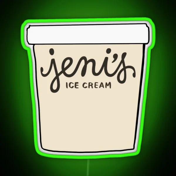 Jenis Splendid Icecream Pint RGB Neon Sign