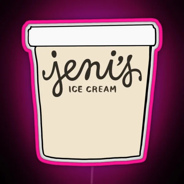 Jenis Splendid Icecream Pint RGB Neon Sign