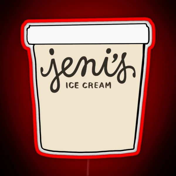 Jenis Splendid Icecream Pint RGB Neon Sign
