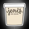 Vibrant RGB Neon Sign Displaying Jenis Splendid Ice Cream Logo