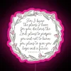 Beautiful Bible Verse Quote Jeremiah 29 11 LED Canvas Sign