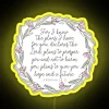Hope and Faith LED Sign with Inspirational Bible Quote Illumination