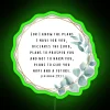 RGB Neon Sign Featuring Jeremiah 29:11 Bible Verse Quote Decor