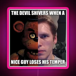 Jerma Is Freddy Fazbear RGB Neon Sign