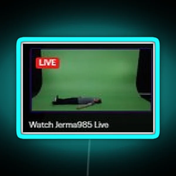 Jerma Live RGB Neon Sign