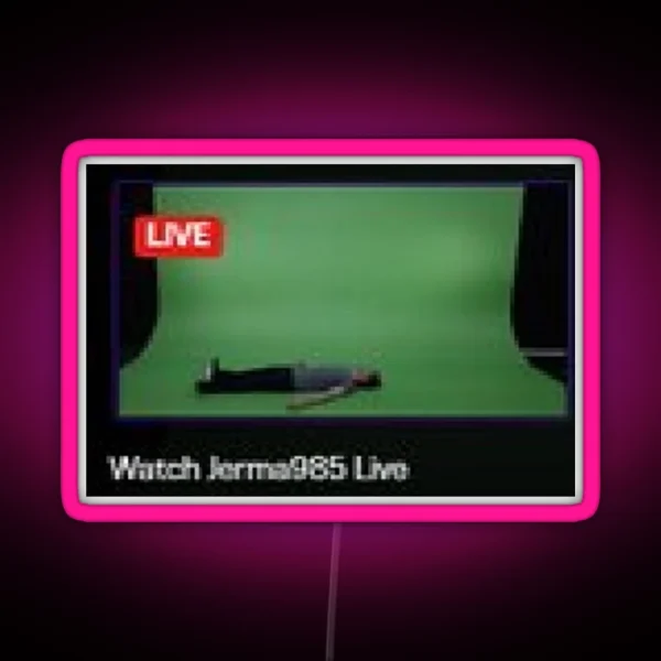 Jerma Live RGB Neon Sign