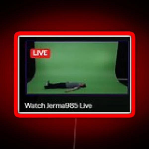 Jerma Live RGB Neon Sign