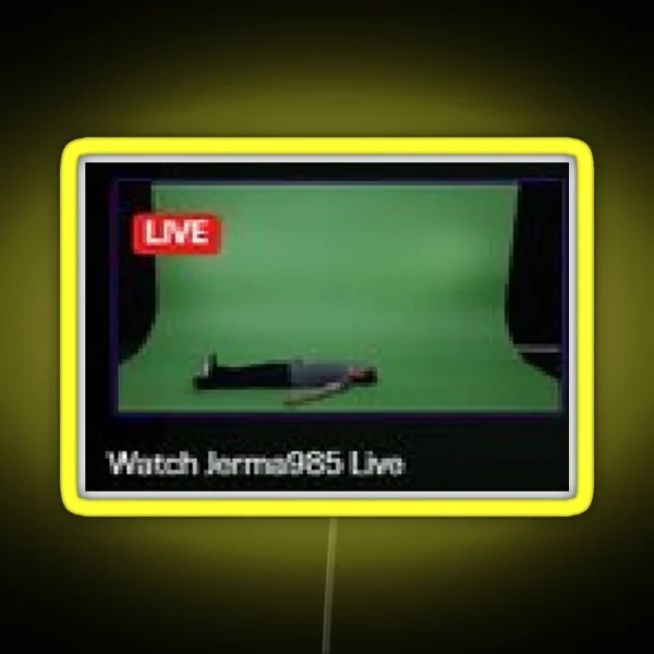 Jerma Live RGB Neon Sign