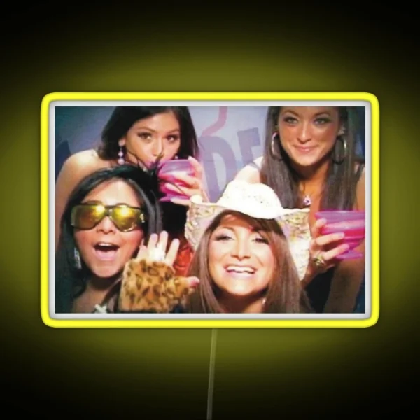 Jersey Shore Snooki RGB Neon Sign