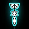 Messianic Sign of Salvation with Icthys and Star of David