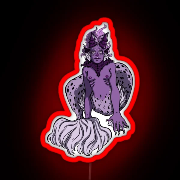 Jester Mermaid RGB Neon Sign
